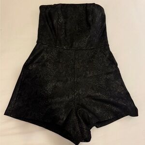 She + Sky Black High Waist Women's Shorts
